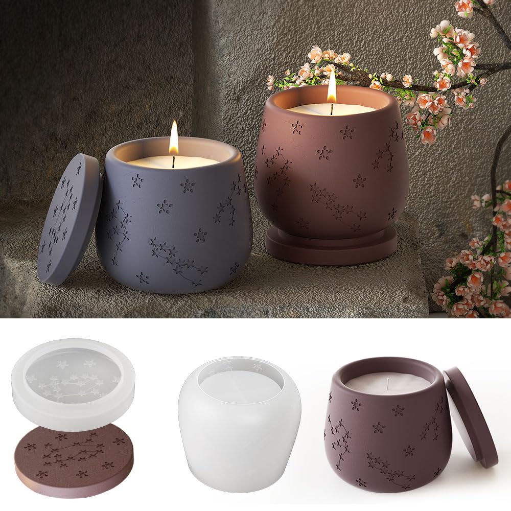 Star cup silicone mould, candle mould for resin, Style 6, big