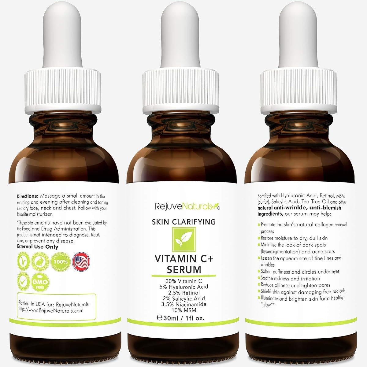 InstaNatural Hyaluronic Acid Serum with Vitamin C and Retinol view 4