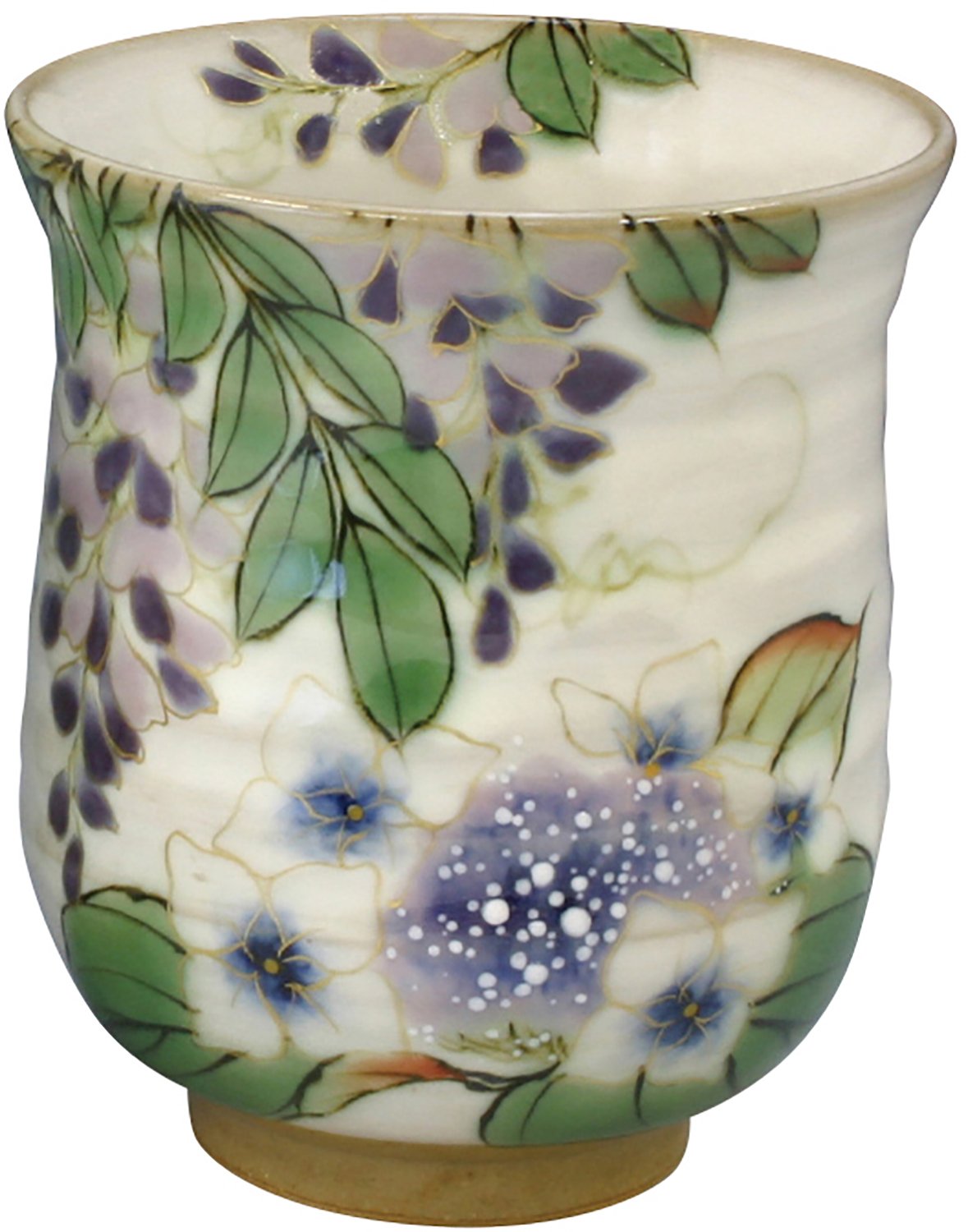 Amazon｜京焼 清水焼 陶あん窯 湯呑 大 花移ろい KTA580-01｜湯呑み