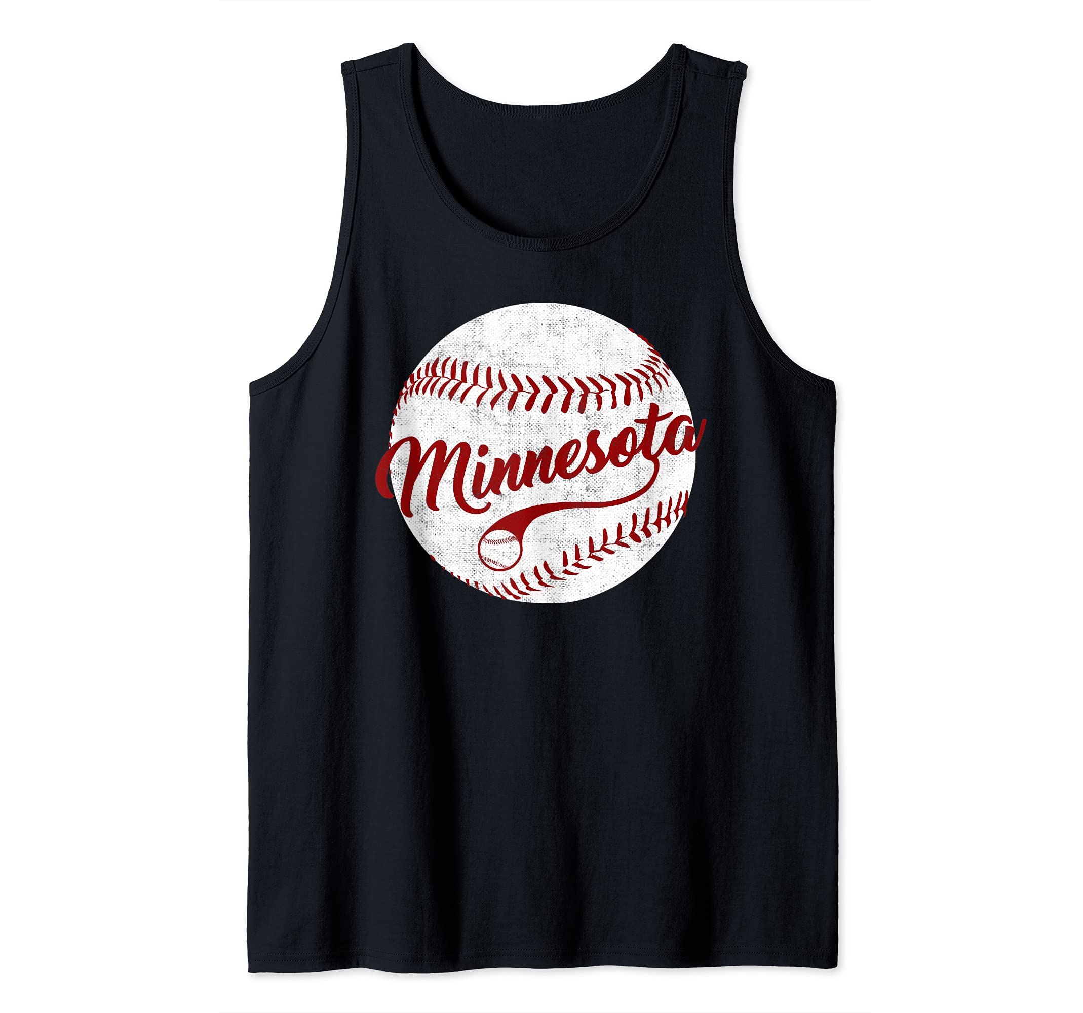 Baseball Minnesota Team Love Twin City National Pastime Men Tank Top