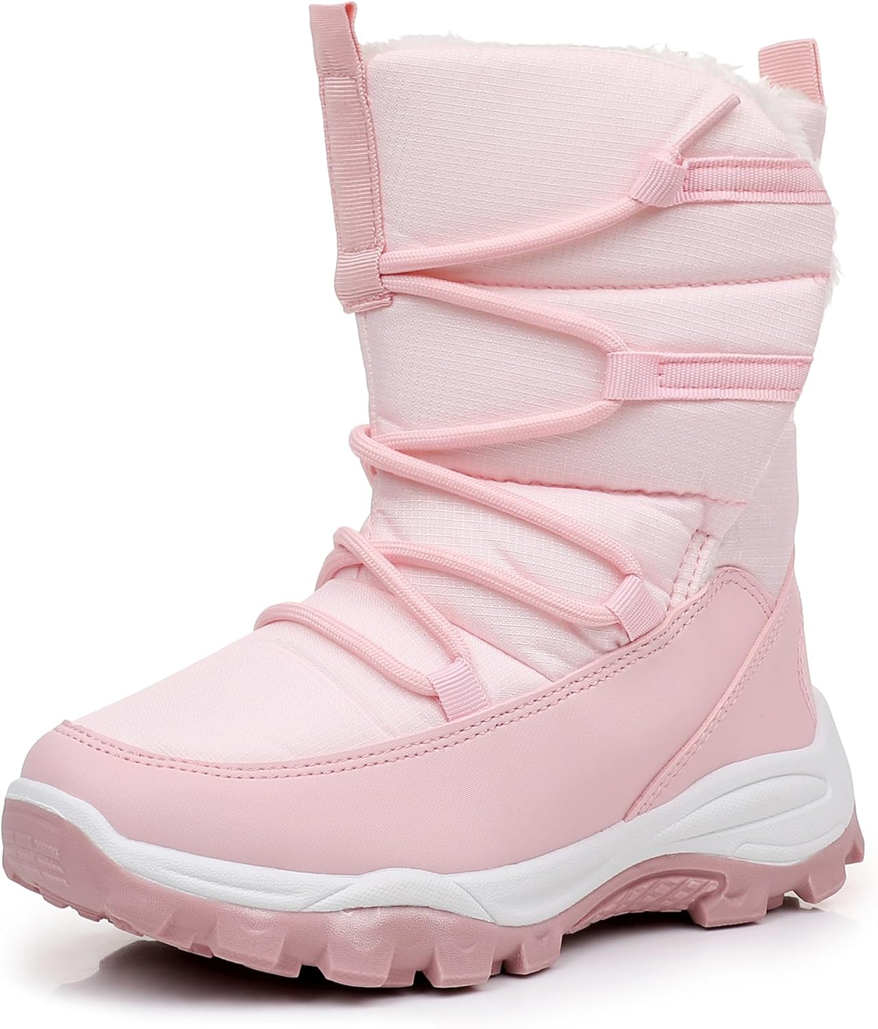 Blikcon Boys Girls Snow Boots Water-Resistant Slip Resistant Warm Winter Shoes (Toddler/Little Kid/Big Kid)