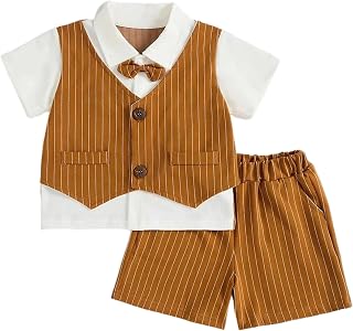 Hopscotch 2-Pc Striped Shirt & Short Formal Set Price In India