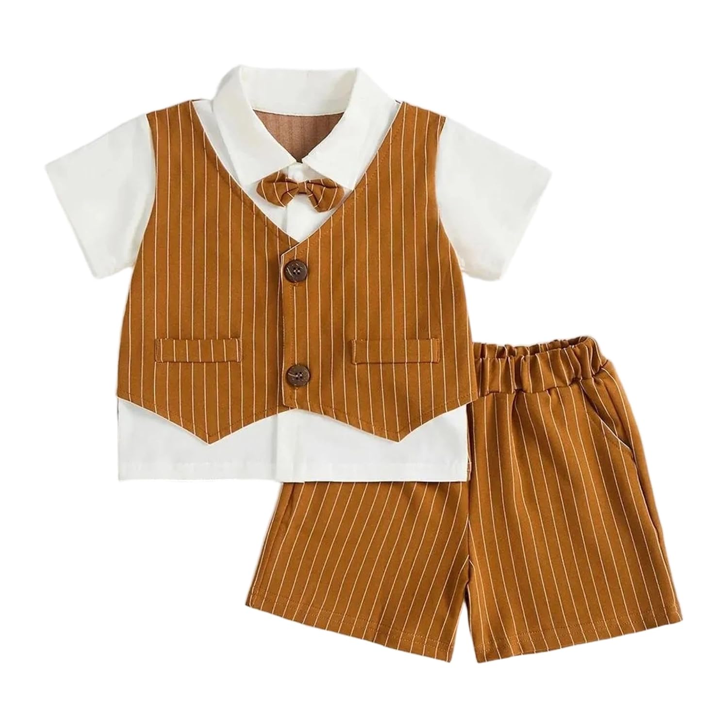 Hopscotch 2-Pc Striped Shirt & Short Formal Set - Review, Price and Buying Guide