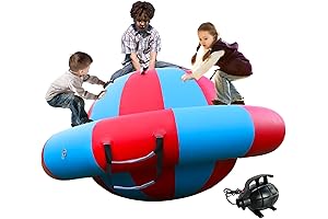 8.4 FT Inflatable Dome Rocker Bouncer: Giant Kids Rock & Roll Teeter...
