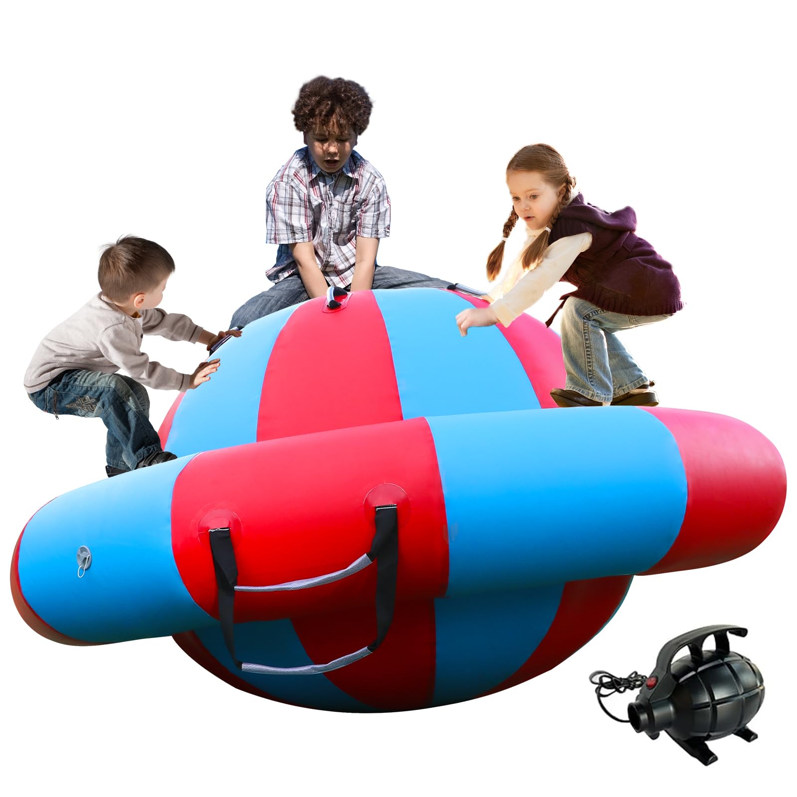 Inflatable Seesaw Rocker, For Indoor Outdoor Use, Feet Long