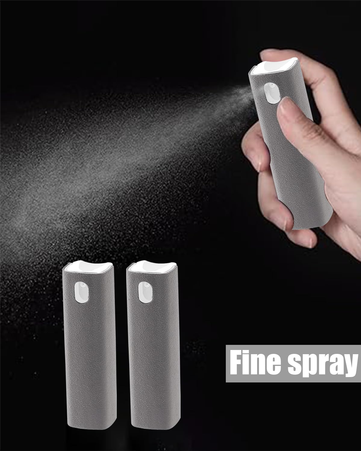 Mini kit di pulizia per schermo touch screen, spray e panno per auto, da viaggio, per iPhone, iPad, computer, laptop, tablet, MacBook, telefoni cellulari