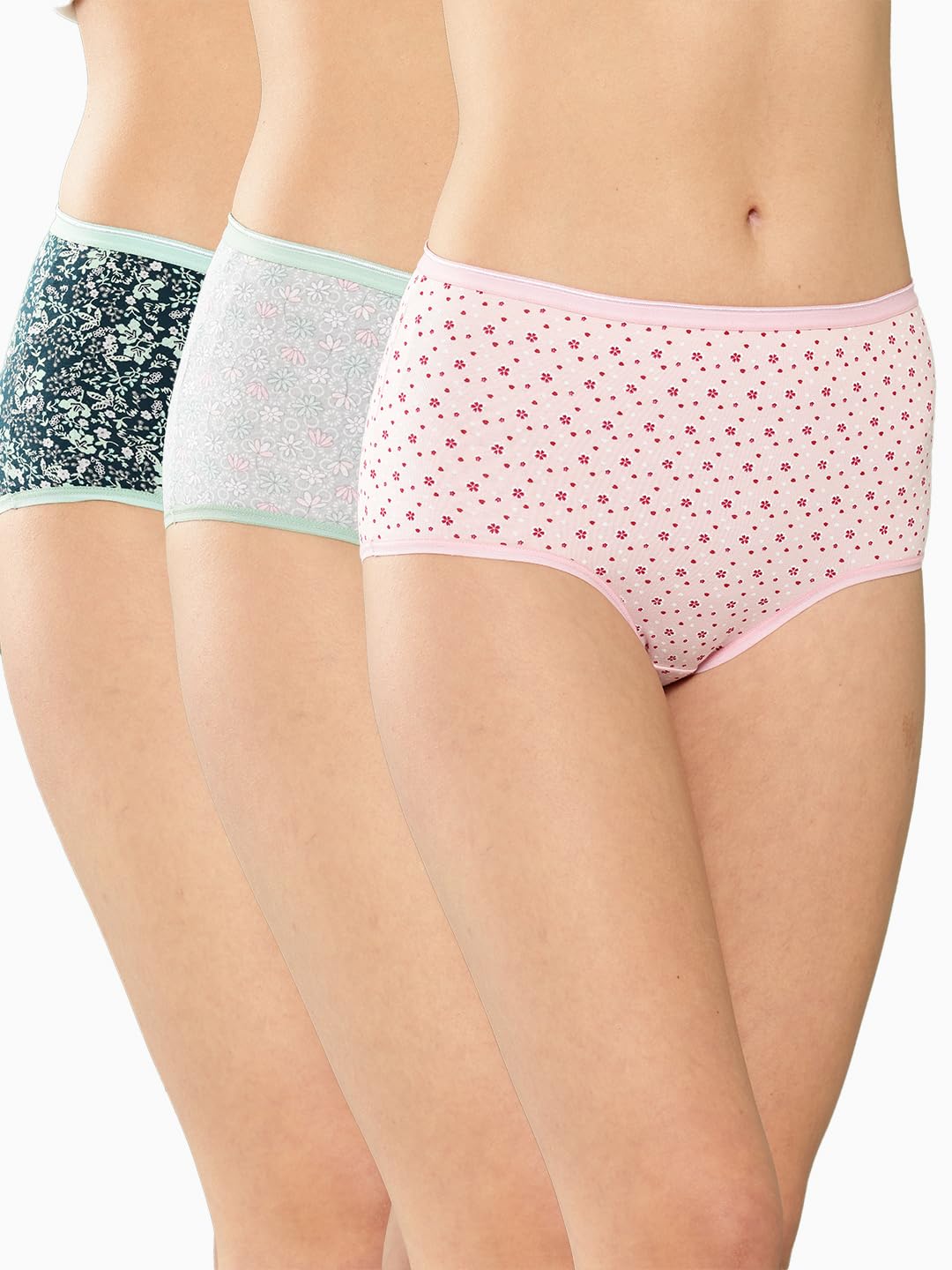 leading lady Women's Printed High Rise Hipster Brief-picture-22