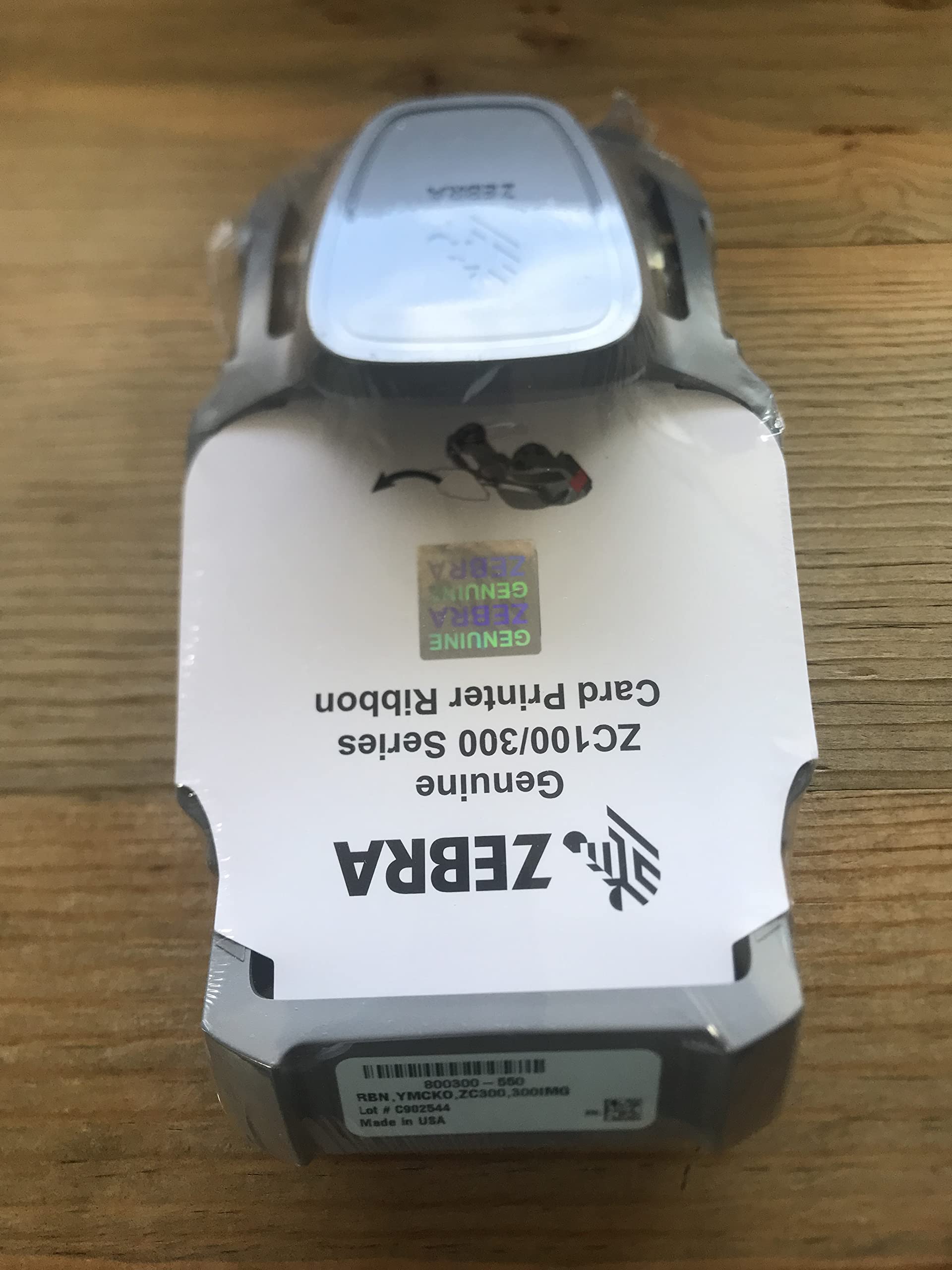Zebra Technologies - Cinta para Impresora Color 300 imágenes para ZC100/ZC300