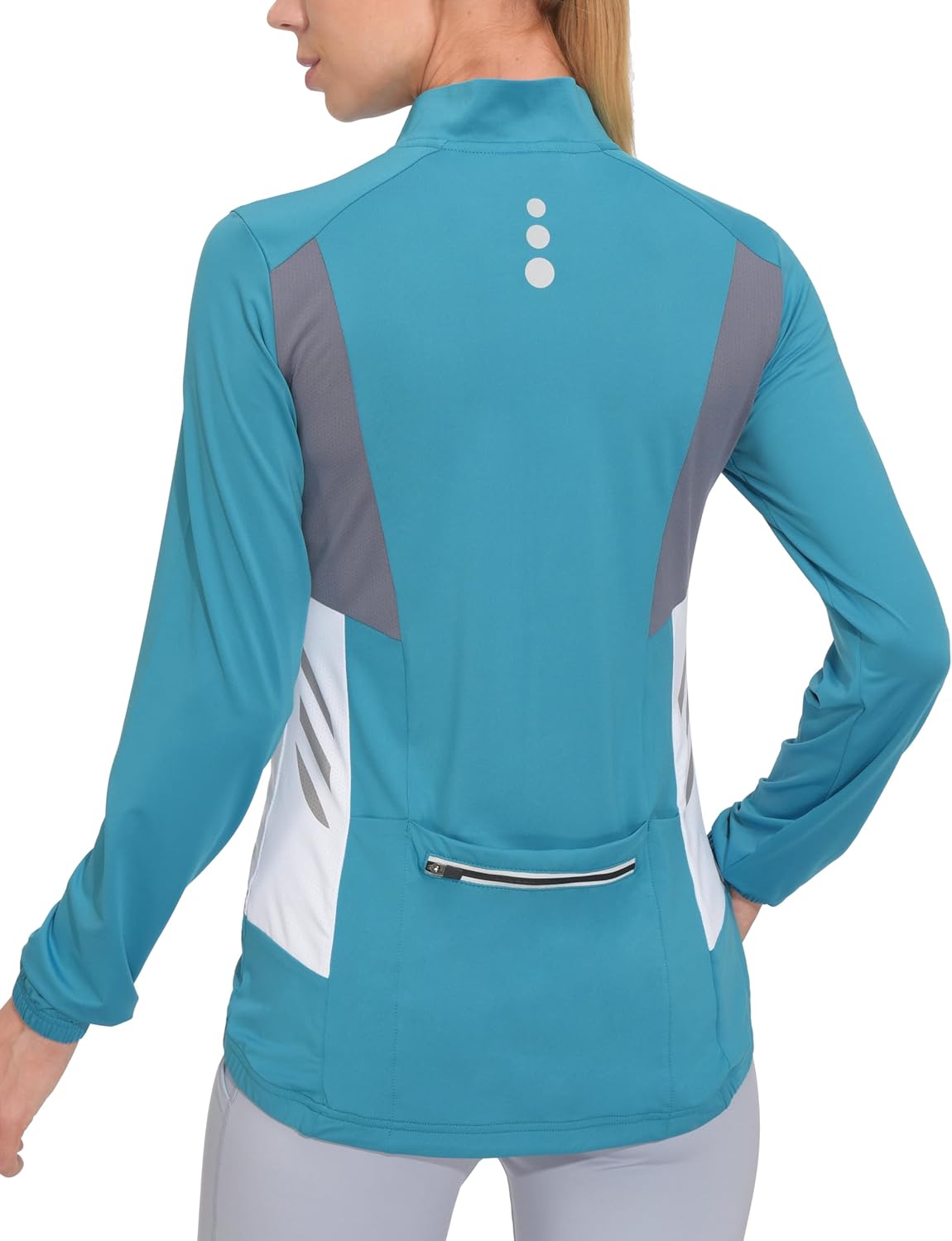 Little Donkey Andy Women's Half Zip Cycling Jerseys Long Sleeve Bike Shirts Running Hiking