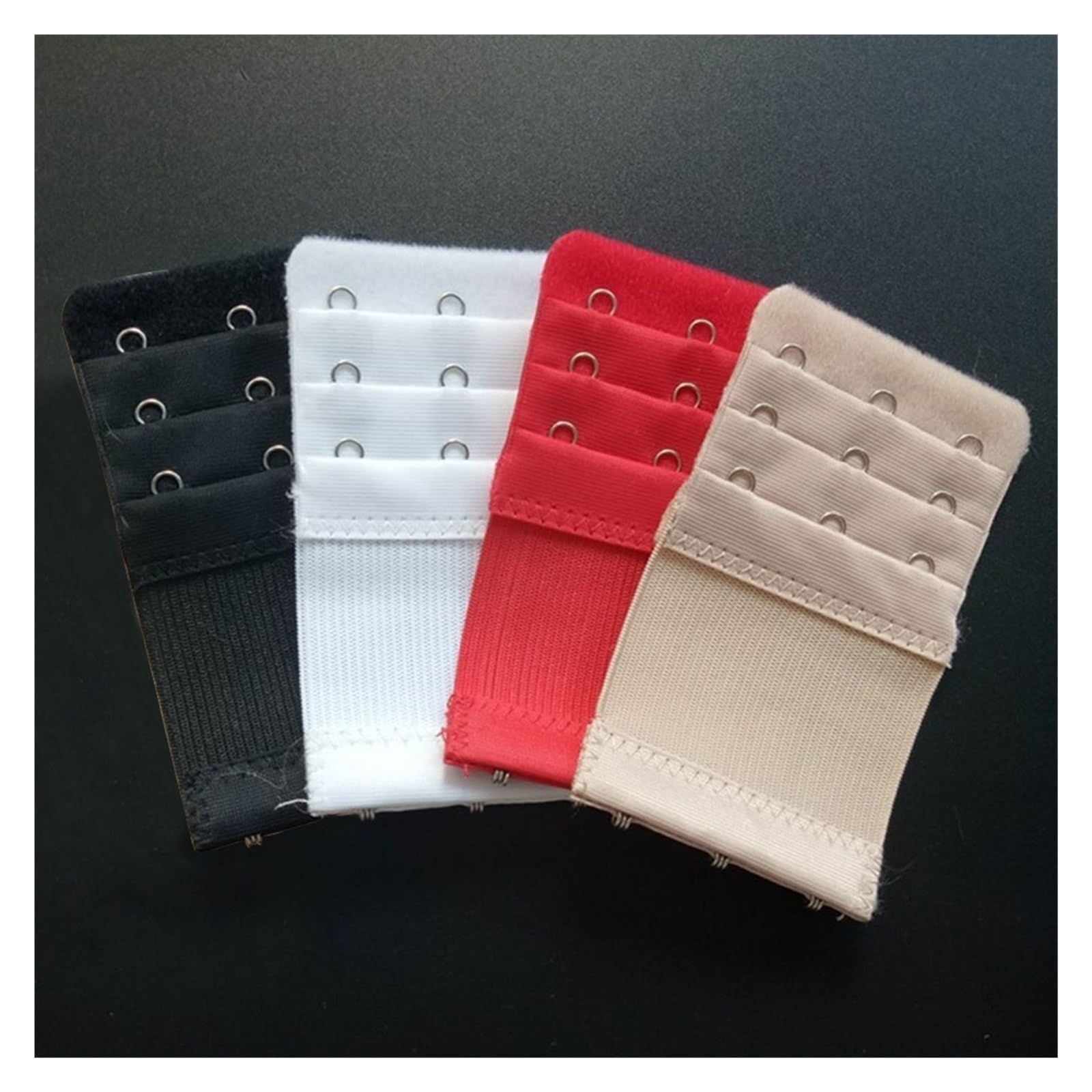 Extensor de Sujetador for Mujer, Correa Extensores, 3 Filas Ganchos, Ropa íntima Ajustable, Hebilla Gancho Alargada, cinturón extensión, 1 ud
