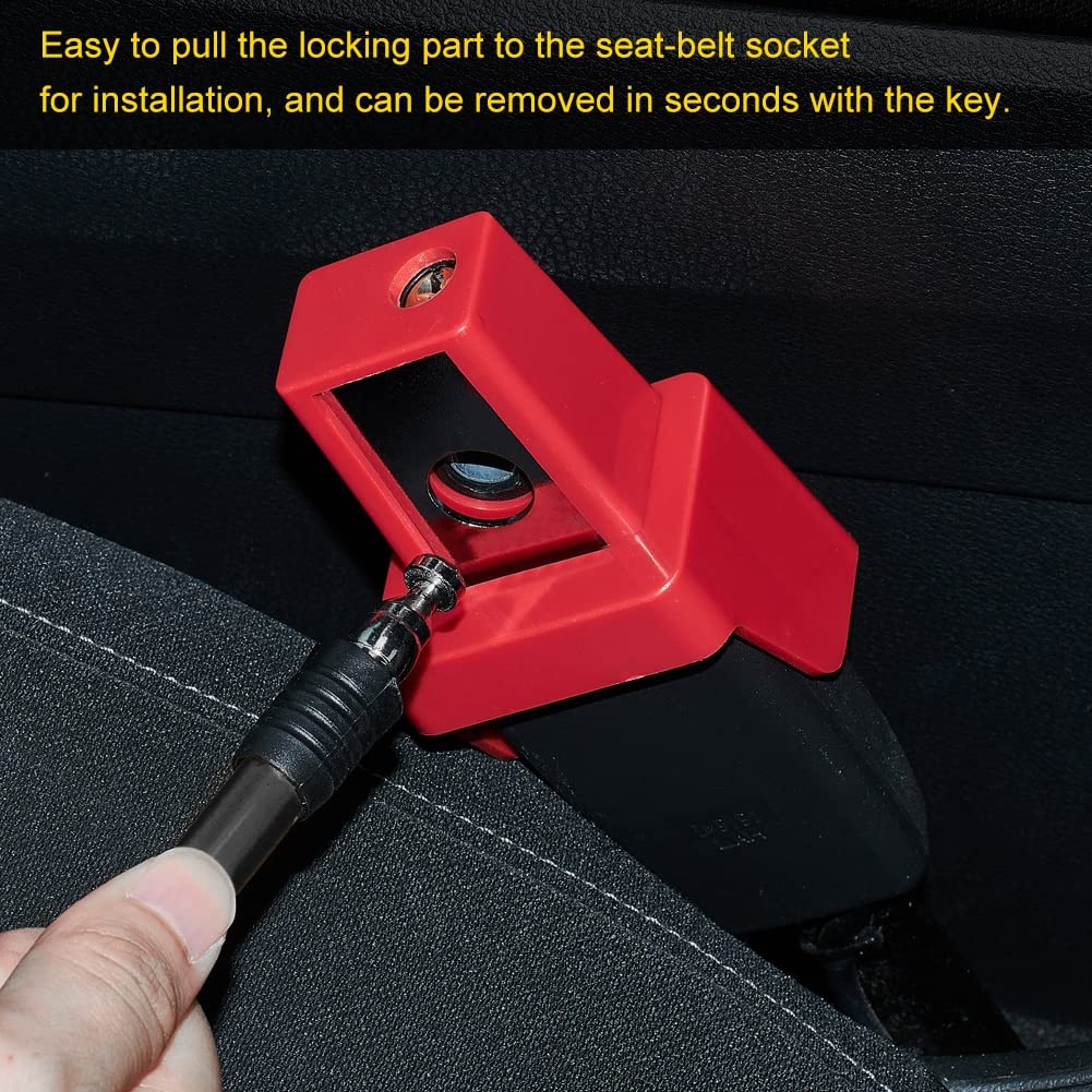 Blueshyhall Stuurwielslot, stuurwielslot, diefstalbeveiliging, stuurwiel, auto met sleutel, zwart