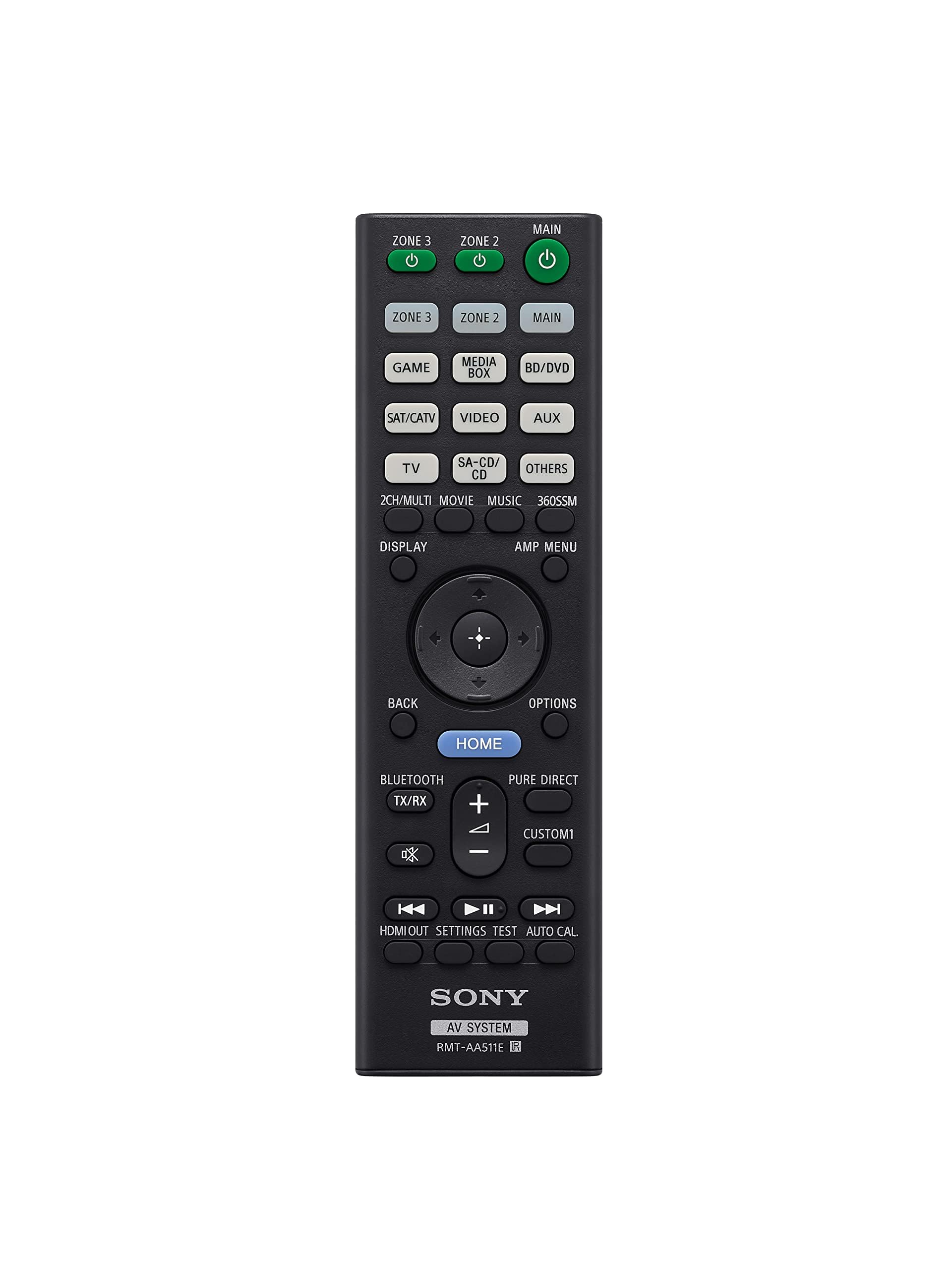 Sony TA-AN1000 7.2 Channel 8K A/V Verstärker, schwarz