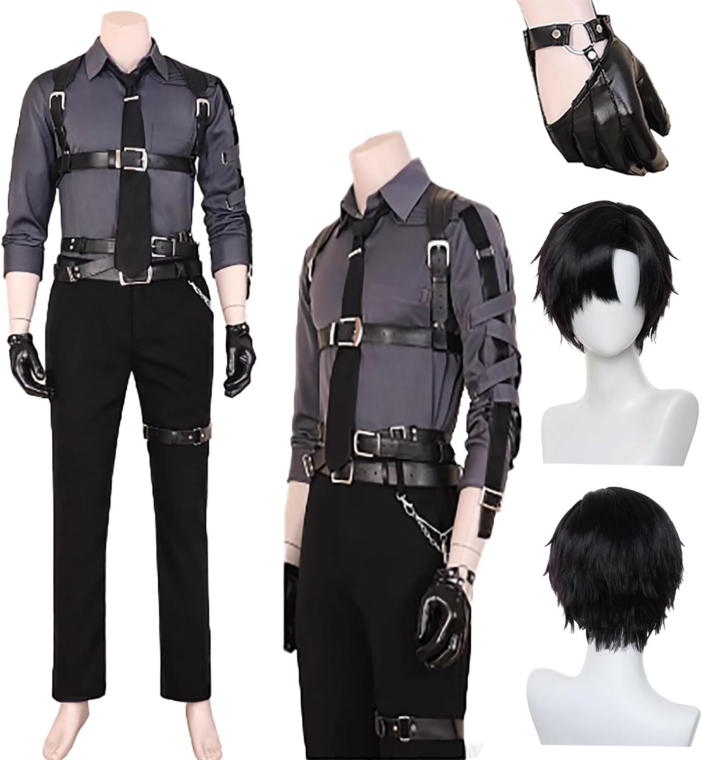 Amazon.co.jp: LUCKYCOS 恋と深空 コスプレ 共通衣装 レイ ウィッグ