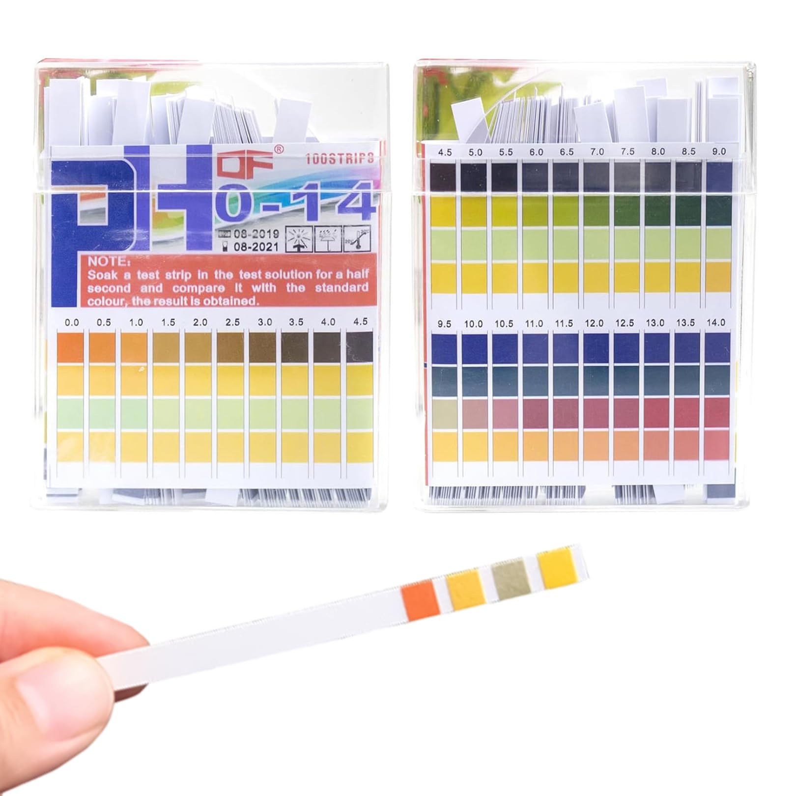 100 PH-Teststreifen 0–14 – Lackmuspapier Für Wasser, Aquarium, Urin & Co.