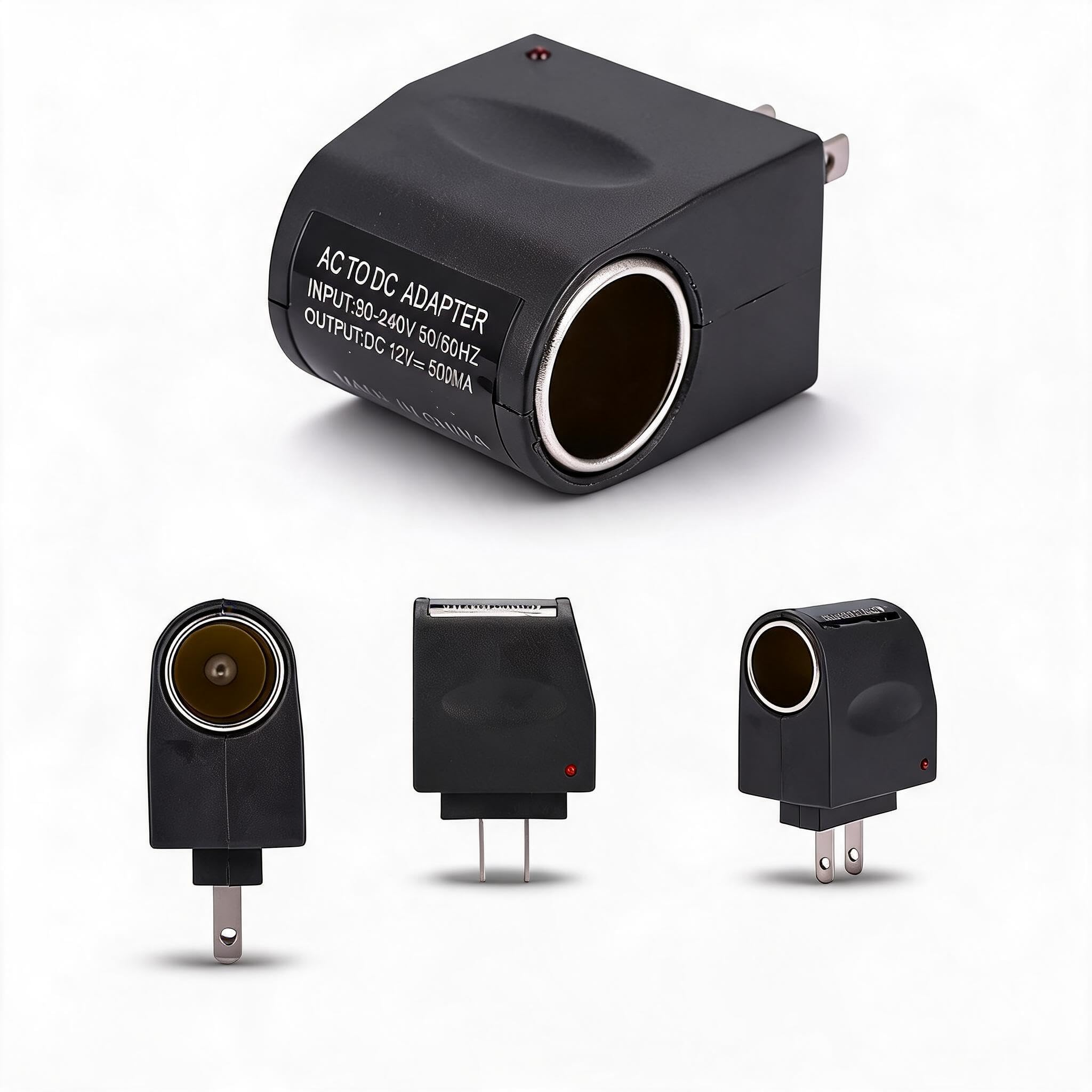 cigarette adaptor Car Lighter Adapter, High Efficiency 12V DC Car Charger Converter with Overvoltage Protection for Vehicles Black US Plug : Automotive Supply your Devices with the Power they Need This 12V cigarette lighter power adapter maximizes charging speeds and features dual USB Cigarette Lighter Adapter