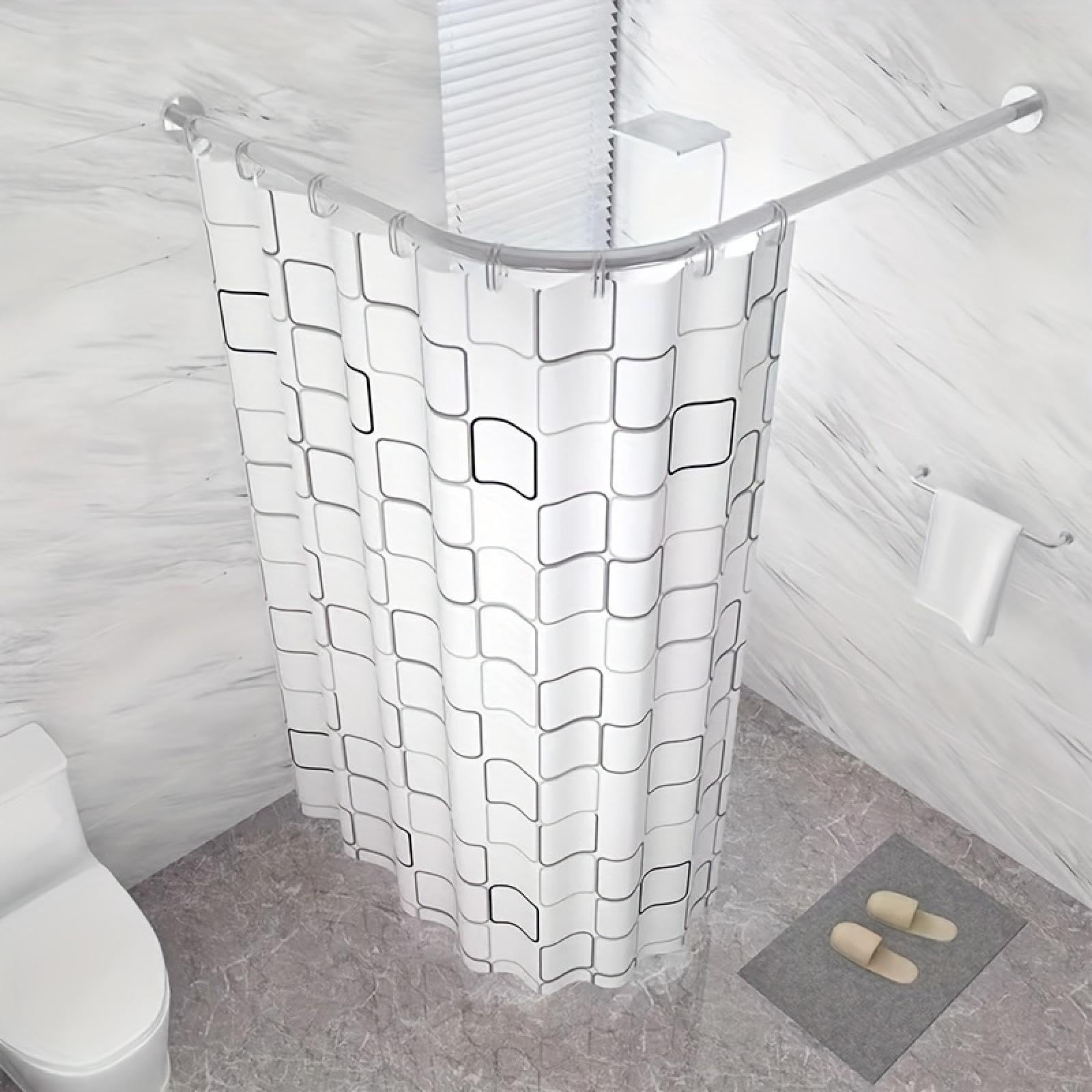 Rideau de douche imperméable à œillets : stop aux inondations de salle de bain