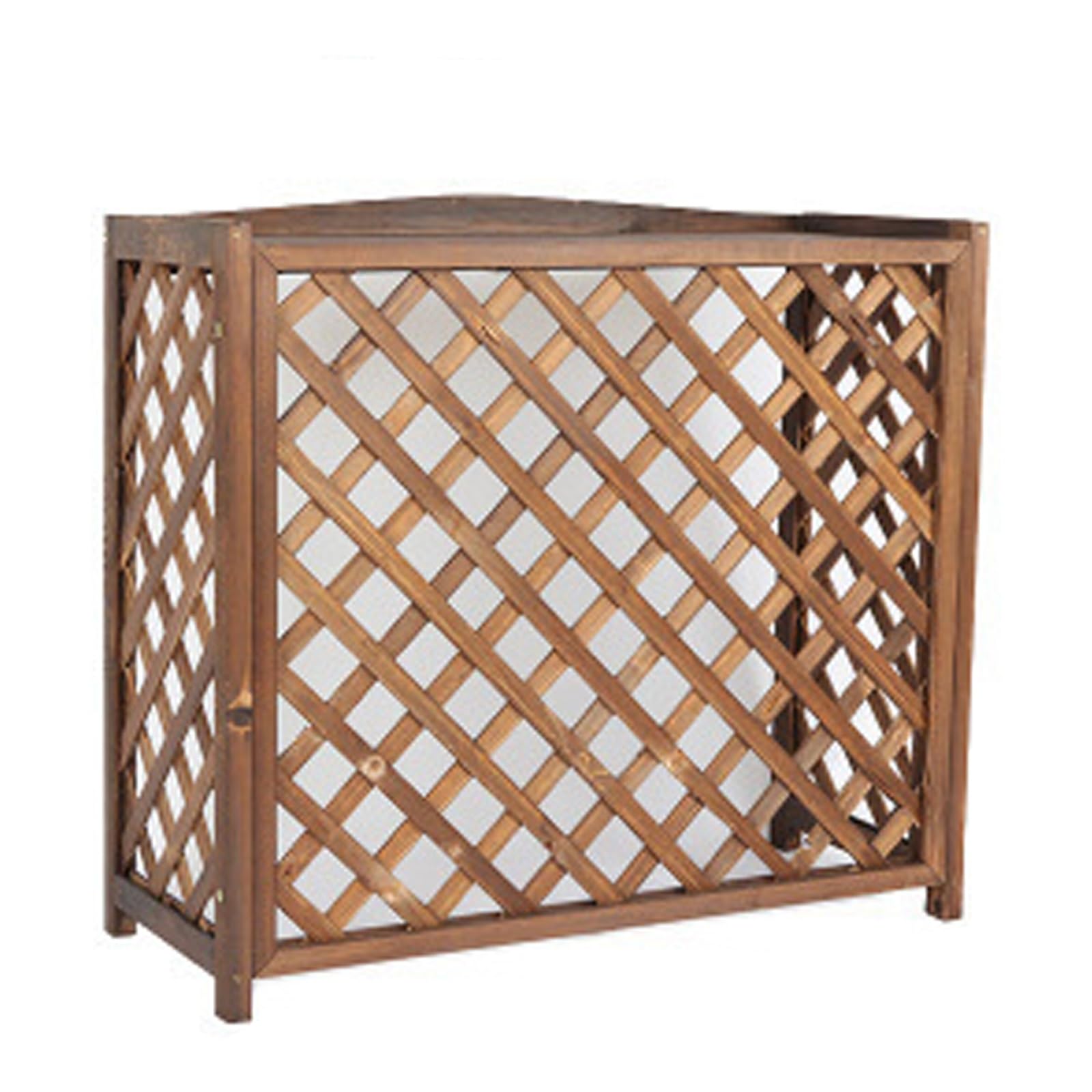 ITOSUI Air Conditioner Fence Cover,Air Conditioner Cage Durable Solid Wood Material,Privacy Screens Panels,Ac Cover for Wall Units for Outside,Outdoor Condenser Protective Dust Decorative Cover