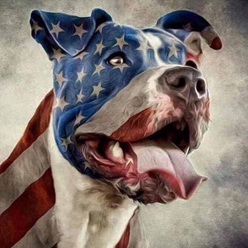 Rompecabezas para adultos, rompecabezas de Pitbull con bandera estadounidense, rompecabezas de 500 piezas, accesorios para adolescentes, niños,