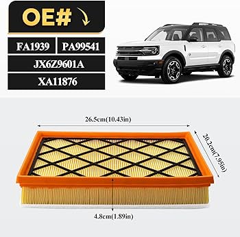 Amazon.com: FA1939 Engine Air Filter for 2020-2022 Ford Escape
