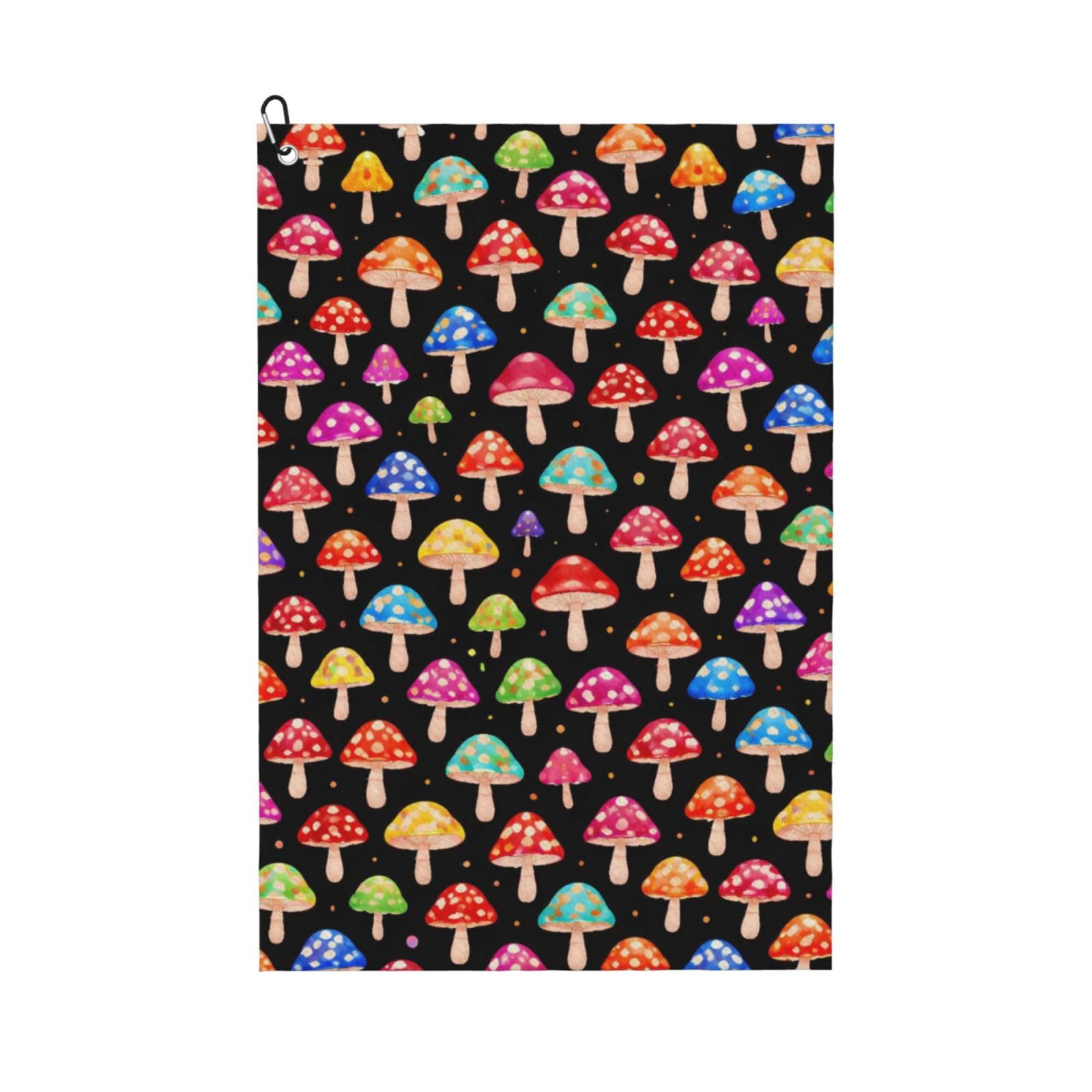 BSDFGSDD Neon Mushroom Golf Towel 24 x 16 inches