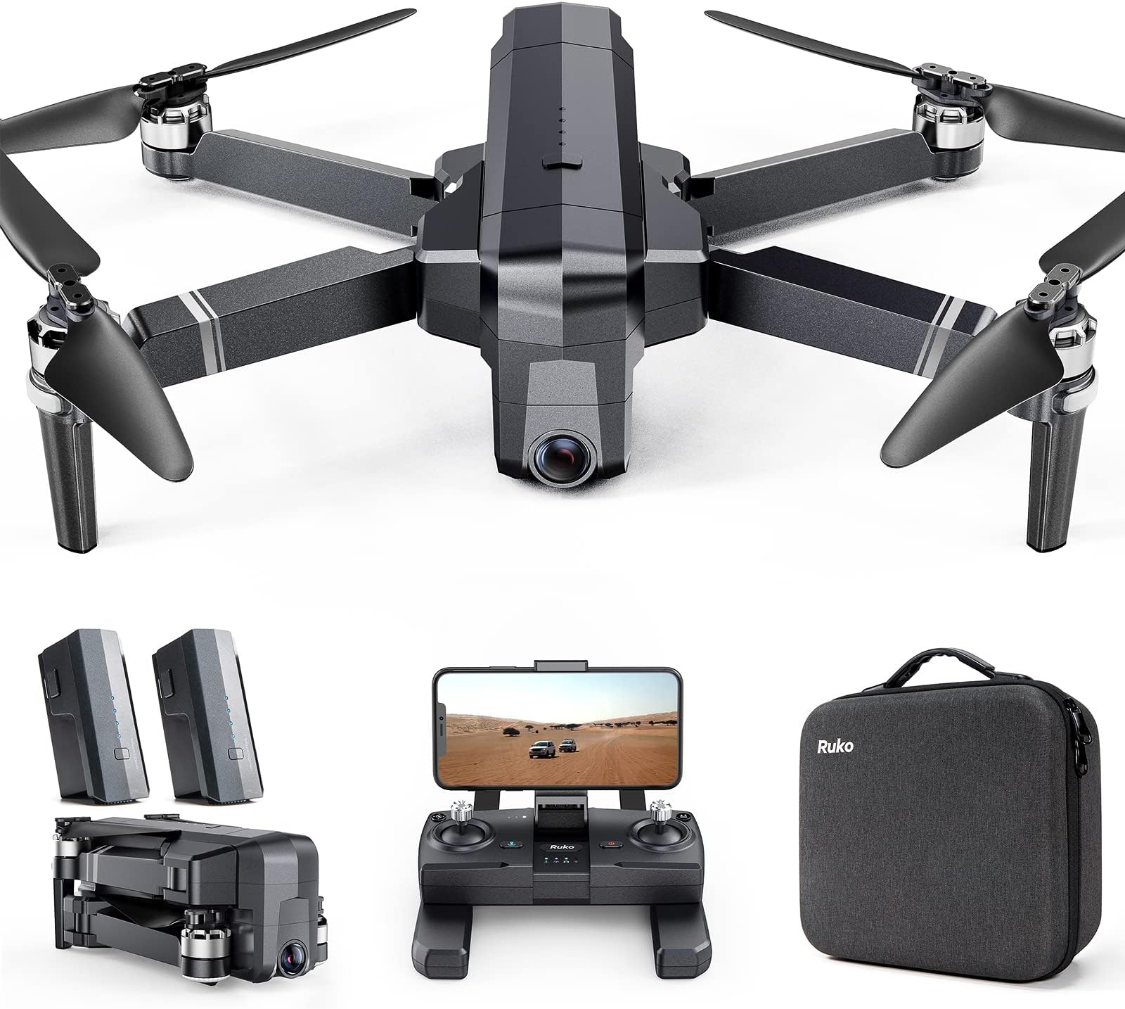 Ruko F11PRO 2 Drone with 6K Camera for Adults, 4K/30fps Video, Ideal Gift