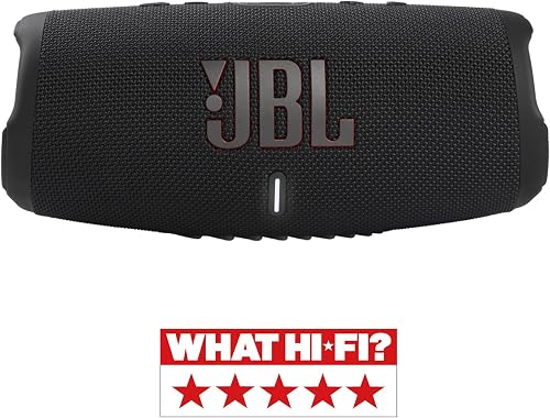 JBL Charge 5 Portable Bluetooth Speaker with Deep Bass, IP67 Waterproof and Dustproof, 20 Hours of Playtime, Built-In Powerbank, Black - 3