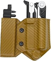 Vista 7 de Clip & Carry Kydex Funda multiherramienta para Gerber Center-Drive con soporte de sidecar opcional ~ Fabricado en Estados Unidos