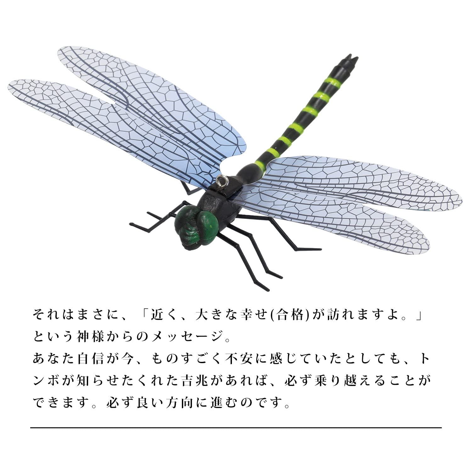 Amazon.co.jp: [np] TOBAU 合格祈願 勝ち虫 オニヤンマ 合格ヤンマ