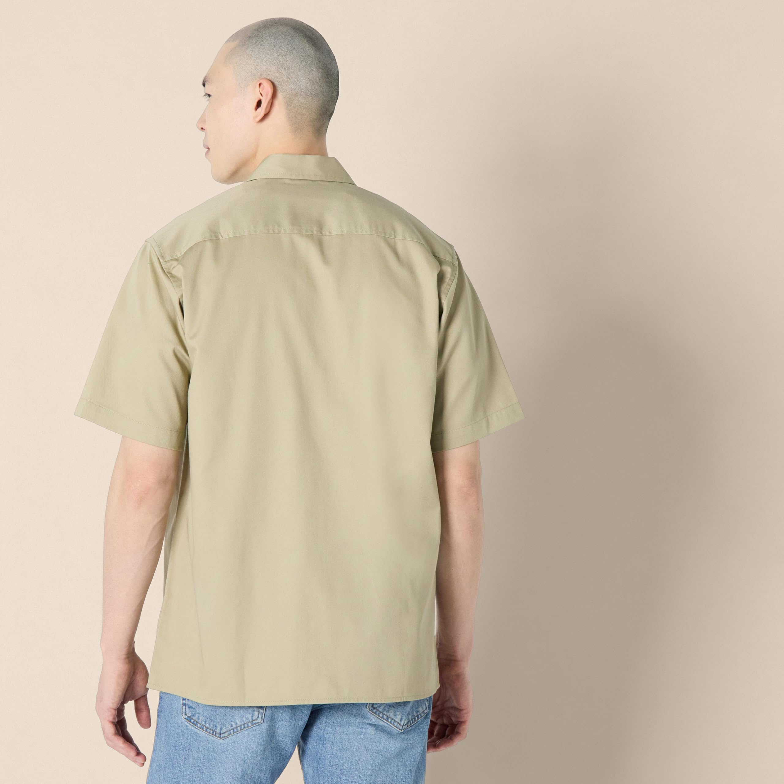 Amazon Essentials Chemise de Travail à Manches Courtes, Résistante Aux Taches et Infroissable Homme
