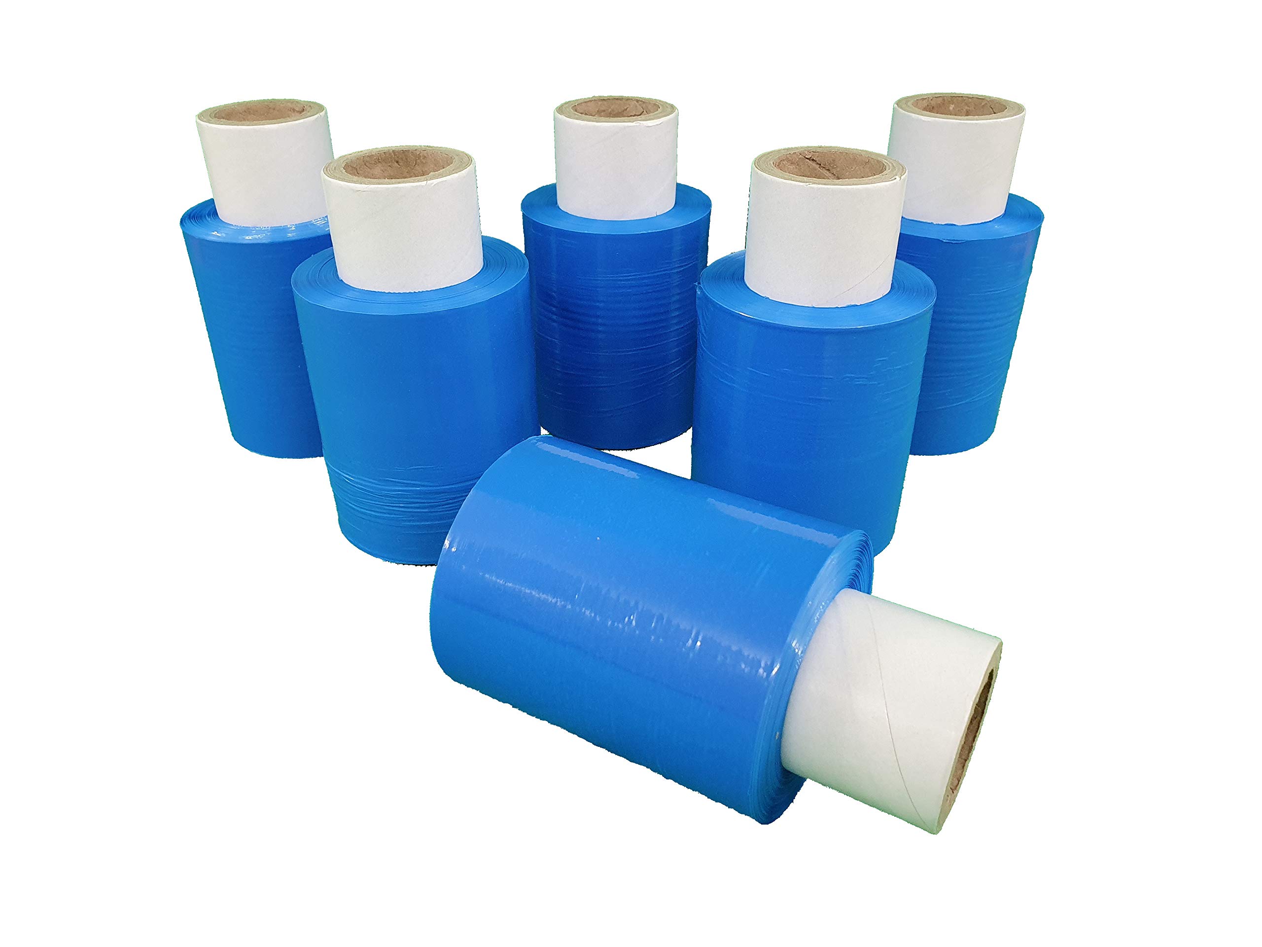 40 Rollen PE-Mini-Stretchfolie 100 Mm X 23 My, Transparent