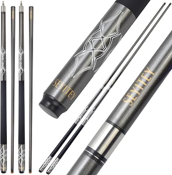 58-Inch Carbon Durable Professional Billiard Cues Small Head Pool Cues Billiard Stick Snooker Rod Supplies Accessory,Billiards Supplies