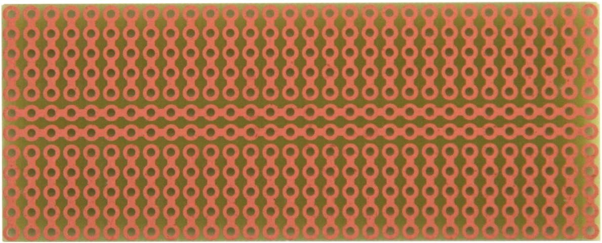 SB300 Solderable PC BreadBoard, 1 Sided PCB, matches 300 tie-point breadboards, 1.20 x 3.00 in (30.5