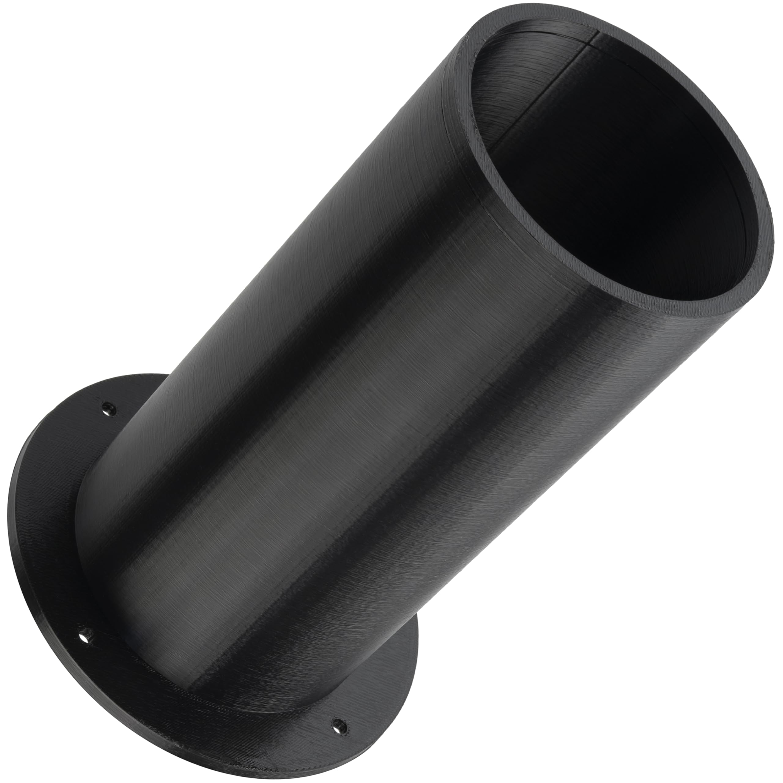 Aerzetix Tubo bass-reflex per altoparlante Ø75.5x67.5 mm lunghezza 160 mm in plastica ABS nera