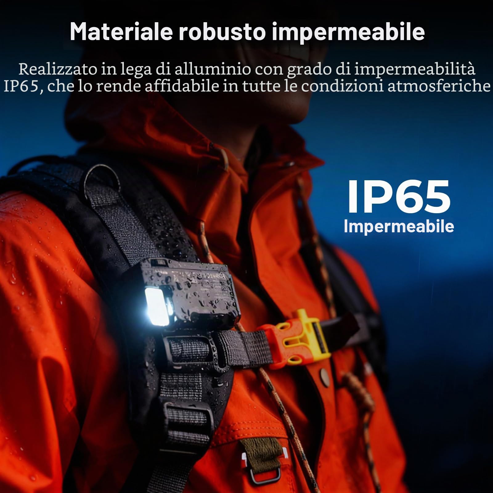 SMALLRIG Mini torcia EDC ricaricabile, luce LED magnetica da 400 lumen, formato tascabile, impermeabile IP65, vite da 1/4"-20, diffusore, torcia portatile per campeggio, segnalazione - 5710