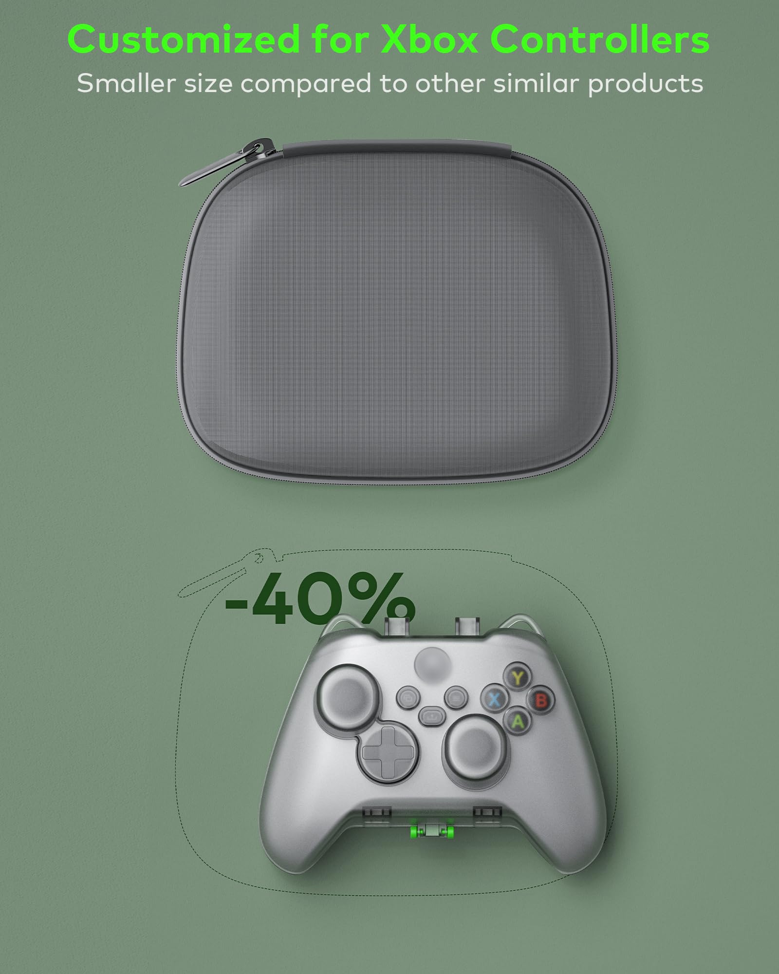 Etui na kontroler na Xbox Series X/S, etui ochronne do Xbox Series X/S bezprzewodowy kontroler do przenoszenia etui na podróż Xbox Kontroler do gier Torba do przechowywania zdalny uchwyt, akcesoria do