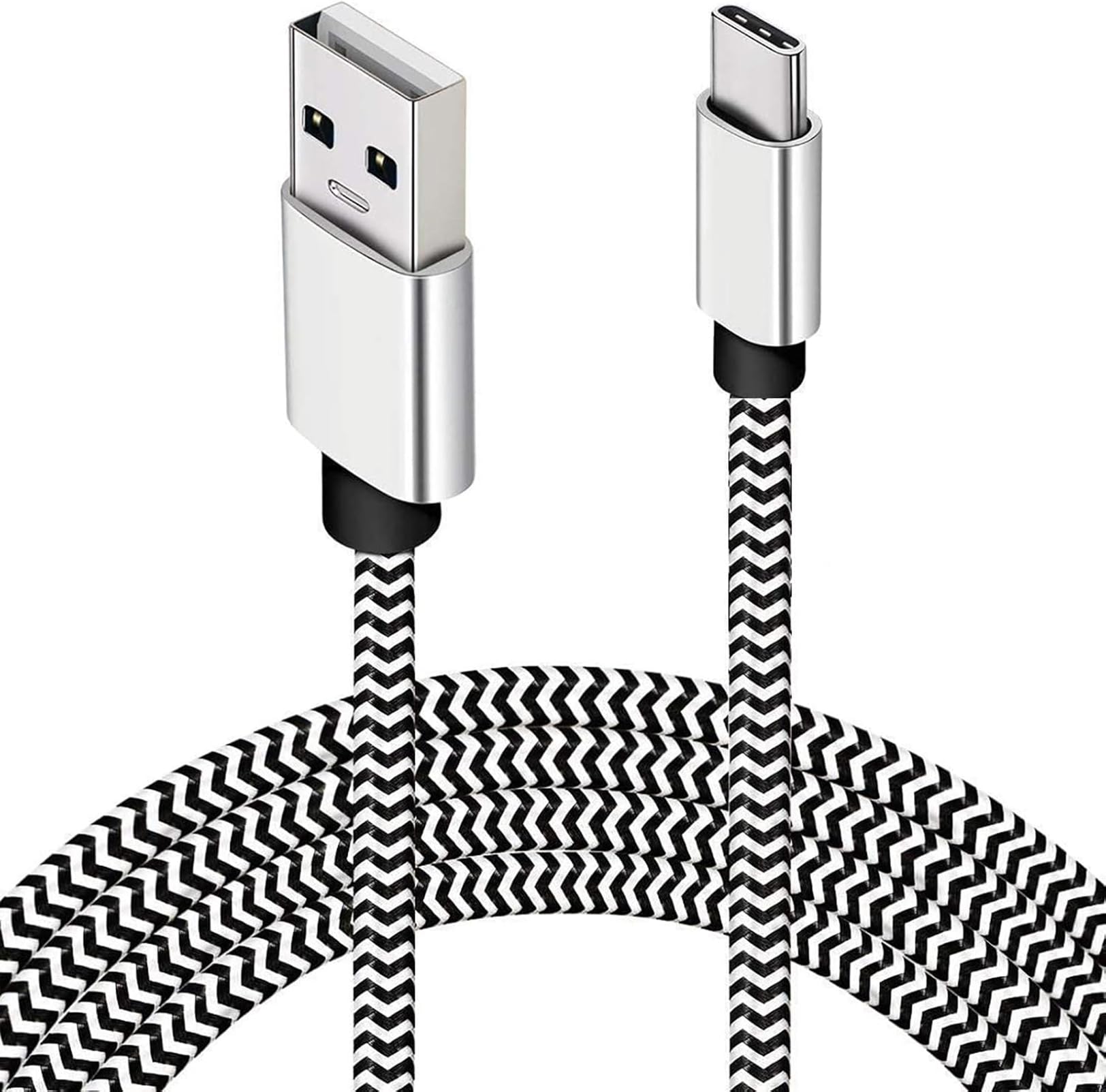 Mancro USB C Charger Cable 4.5M, Long USB C Cable Fast Charge, Long Type C Charger Nylon Braided 480Mbps Speed Compatible with Switch, Xbox, PS5, Samsung Galaxy S25/S24/S23, Pixel 9a/8a, Oneplus 13/12