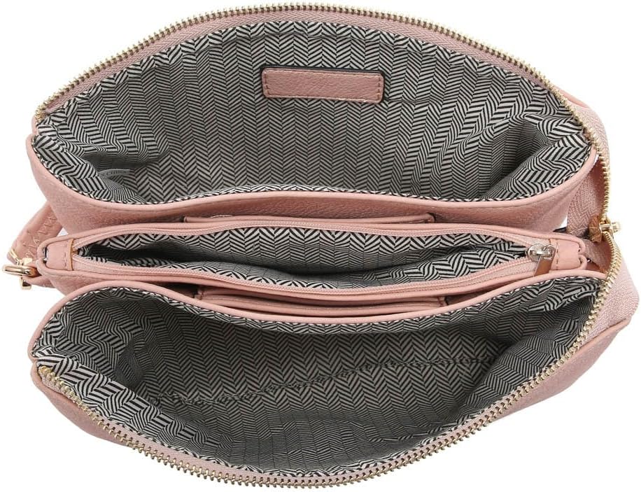 JEN & CO. Izzy Vegan Leather Crossbody Bags Clutch Purses Wristlet Wallet Shoulder Handbag with Guitar Strap for Women - Image 2