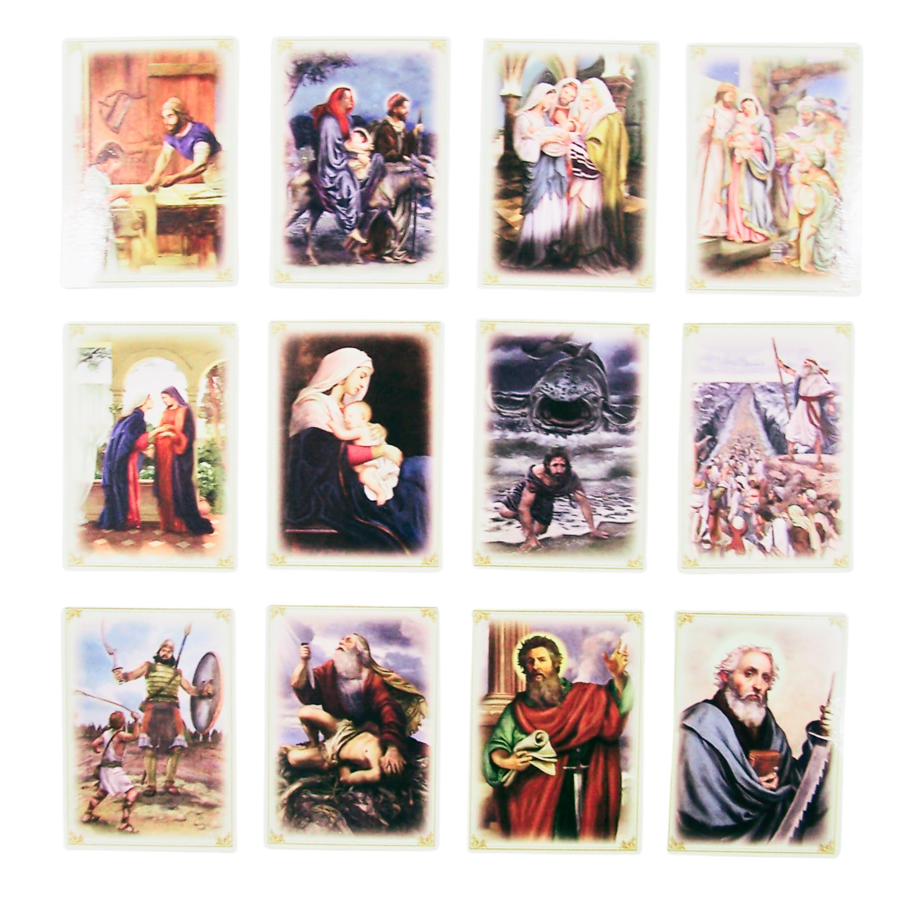 NEUSER PAPIER Juego De 10 Tarjetas De Navidad DIN A6 Con Diseño De Papá Noel Rojo