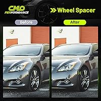 Vista 8 de Customadeonly Espaciadores de rueda forjados 5x114.3 para 370Z 350Z 240SX 300ZX GTR Murano Maxima Sentra (2 piezas de 1.0 pulgadas de grosor)