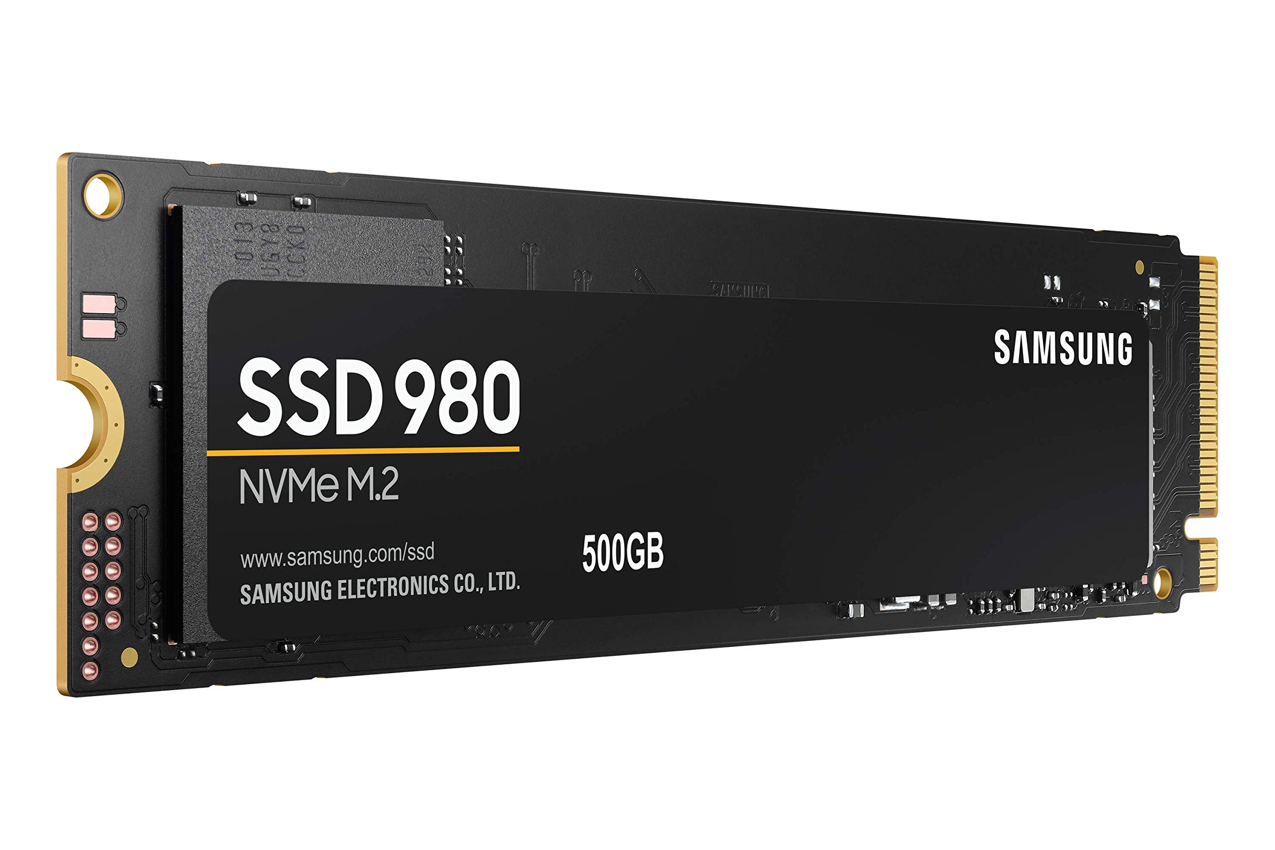 Samsung 980 MZ-V8V500BW | Disque SSD Interne NVMe M.2, PCIe 3.0, 500 Go, Contrôle thermique intelligent