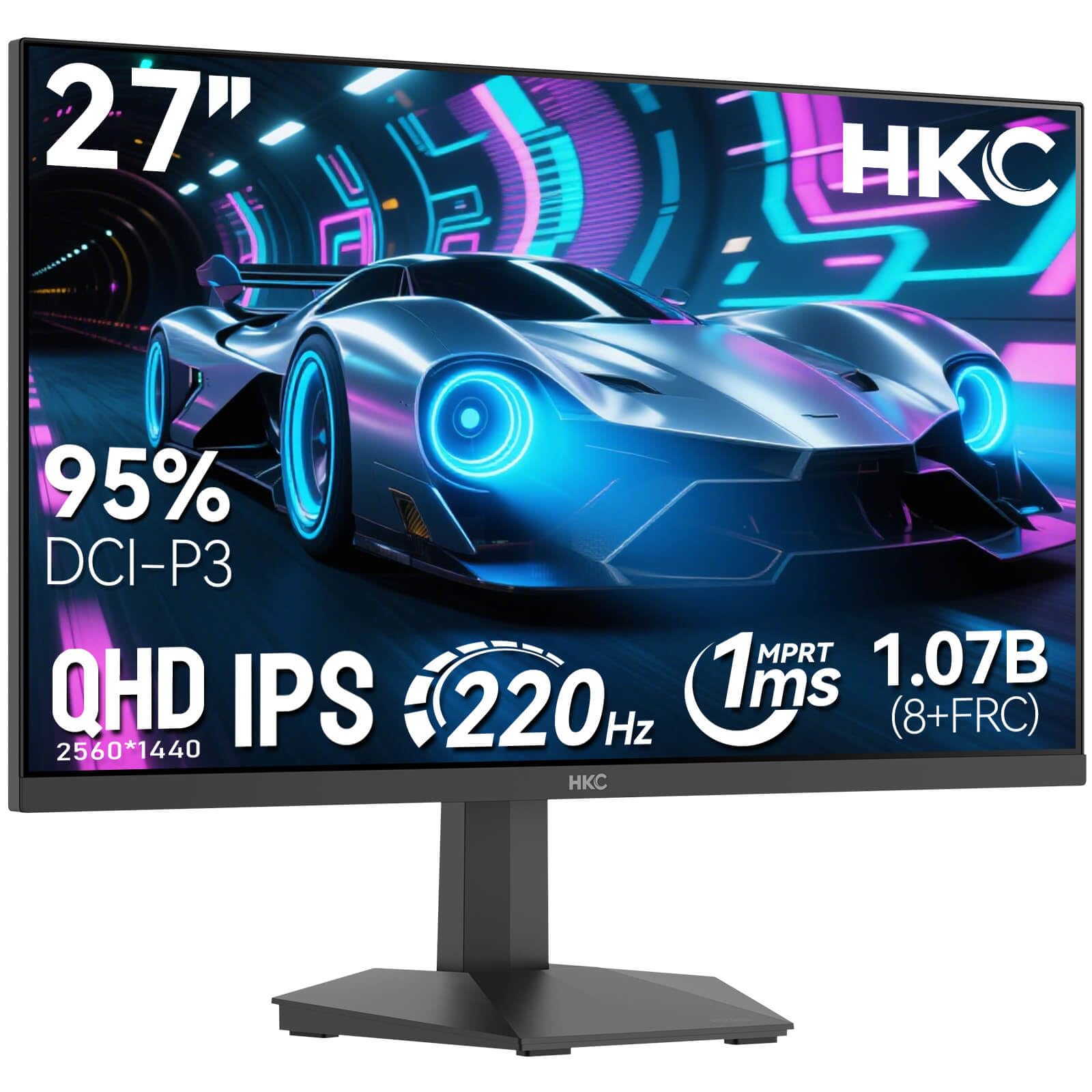 HKC G27H2DPRO Écran PC Gaming 27 Pouces 220Hz QHD 2560×1440 Fast IPS
