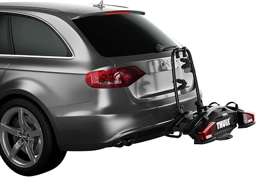 Thule Velocompact Porte-Vélos, Porte-Vélos sur Attelage Black/Aluminum, 2 Bikes - 4
