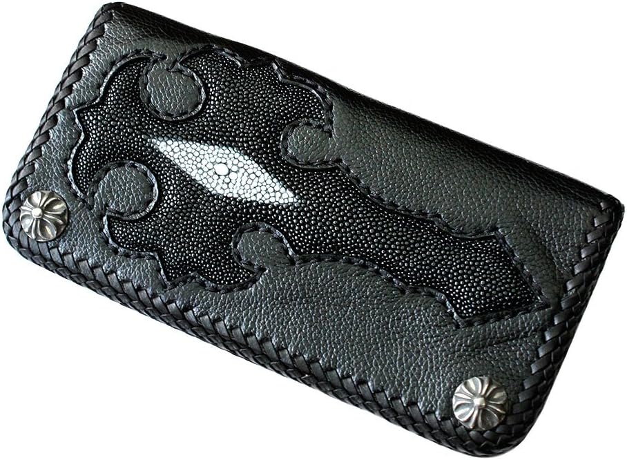 GANZO KESEMA コインケース 財布 サメ革 シャークスキン じゃばら 財布