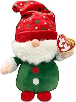 Vista 1 de TY Beanie Boo GNOLAN - Gnomo de Navidad con sombrero - 6