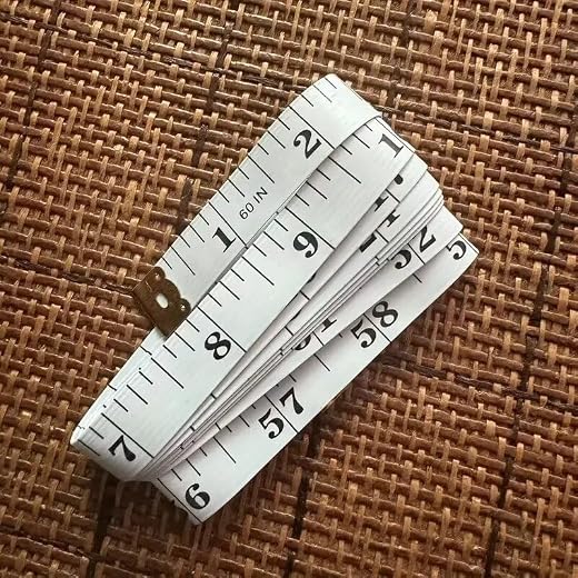 5Pack Tape Measures 60 Inches, Three Circumference Ruler, Clothing Ruler,Sewing Ruler, Soft Ruler, Measuring Ruler