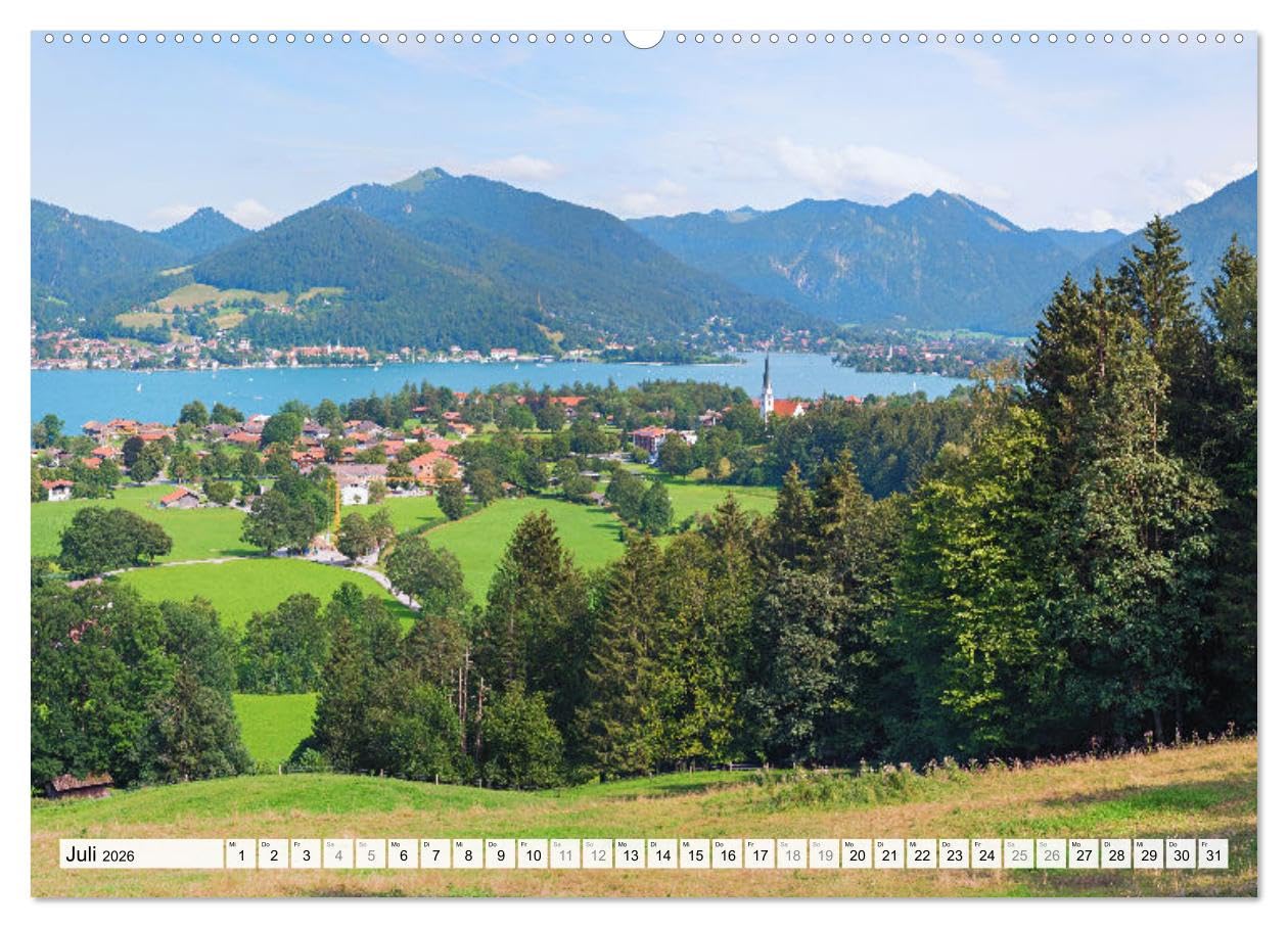 Es is so schee am Tegernsee (hochwertiger Premium Wandkalender 2026 DIN A2 quer), Kunstdruck in Hochglanz: Impressionen rund um den Tegernsee (CALVENDO Natur)