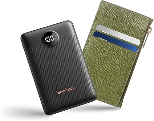 Cargador portátil pequeño de 10,000 mAh, paquete de batería compacta mejorada para carga de teléfono, PD3.1 y QC de carga rápida, mini banco de