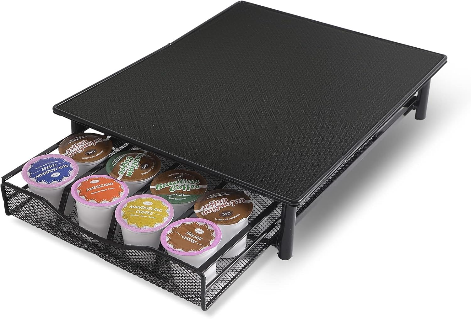 SYSYLY Coffee Pod Holder Storage Drawer Compatible with
