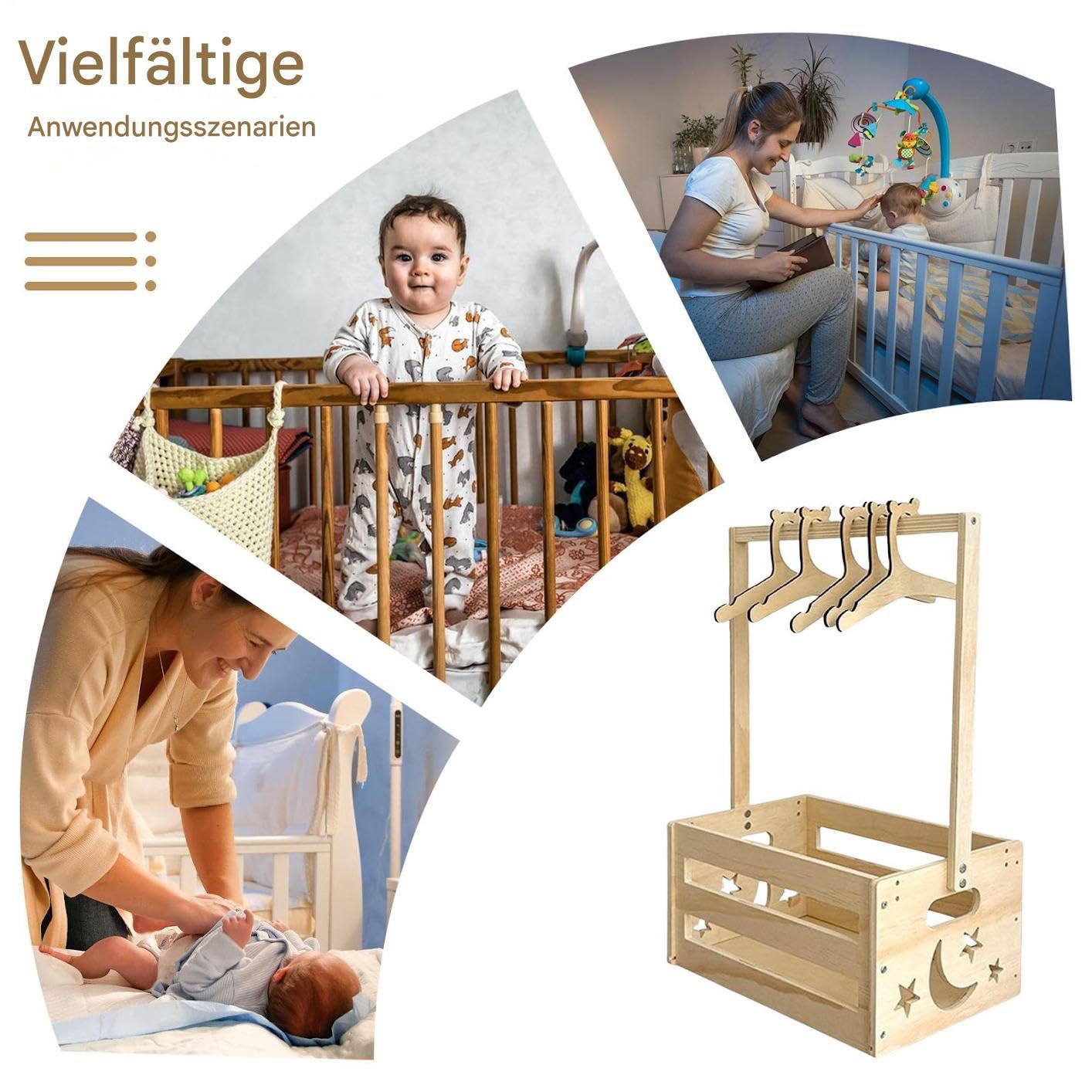 Cestino Armadio Neonato Cesto organizer portaoggetti | Cestino Neonato per Shower, Camera bambini, Casa, Soggiorno, Camera da , Compleanno, Festa, Evento, Riunione, Organizer