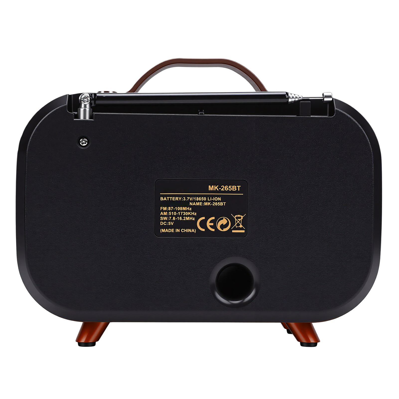 Fabater Altavoz Bluetooth Retro, Radio Portátil Am FM SW